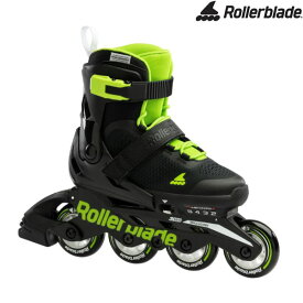 2024ROLLERBLADE　MICROBLADE　BK/GN　インライン