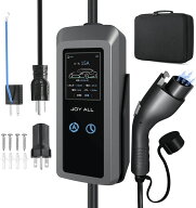 ★ランキング1位★【第2世代グレードアップ】Joy all 電気自動車 充電ケーブル EV充電器 100V-240V SAEJ1…