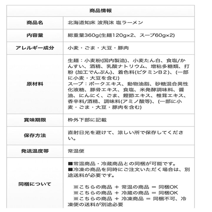 楽天市場 塩ラーメン 送料無料 北海道知床 波飛沫 塩ラーメン 2食入り 5個セット 北海道 お土産 ラーメン 有名店 生麺 しおラーメン 生麺 なみしぶき 名店の味 人気店 家庭で簡単 自宅で 手土産 ギフト 森住製麺 斜里グルメ 知床グルメ 知床ラーメン 北海道銘菓