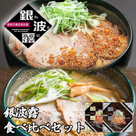ラーメン 送料無料 さがみ屋 銀波露 食べ比べセット 味噌 醤油 各1箱 2箱セット 北海道 お土産 味噌ラーメン 醤油ラーメン 札幌 人気 ラーメン プレゼント 本場 生麺 自宅で 名店 有名店 バレンタイン