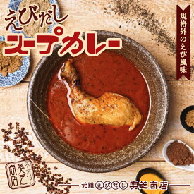 奥芝商店 元祖えびだし スープカレー 規格外の海老風味 送料無料 えびスープ チキンカリー 北海道 札幌 スパイス 本場 お土産 カレー レトルト 手土産 贈り物 プレゼント お取り寄せ 人気店 母の日 父の日 敬老の日 ギフト