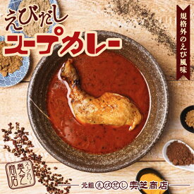 奥芝商店 元祖えびだし スープカレー 規格外の海老風味 えびスープ チキンカリー 北海道 札幌 スパイス 本場 お土産 カレー レトルト 手土産 贈り物 プレゼント お取り寄せ 人気店バレンタイン