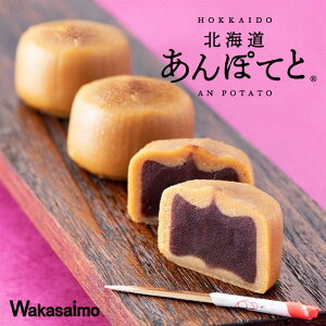 わかさいも本舗 北海道あんぽてと 6個入 送料無料 北海道産 さつまいも 餡 おやつ 和菓子 お土産 手土産 贈り物 プレゼント お茶請け 個包装 送料込 母の日 父の日 お中元 ギフト ご当地 内祝