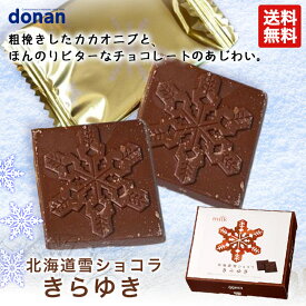 北海道雪ショコラ きらゆき ミルク 77g 送料無料 道南食品 チョコレート お菓子 お土産 北海道 粗品 景品 バレンタイン