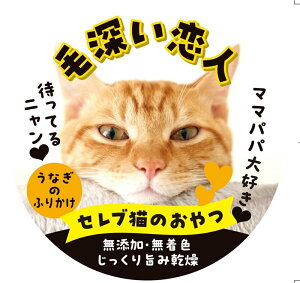 猫用 おやつ 毛深い恋人 うなぎのふりかけ 送料無料 セレブ猫のおやつ 猫フード ペットフード 北海道 お土産
