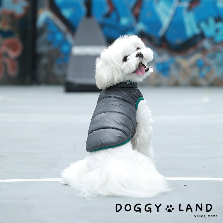 楽天市場 犬服 ドッグウェア ベスト 犬 服 犬の服 Cheepet チーペット ドギーランド Doggyland 秋冬 冬 送料無料 おしゃれ かわいい ブランド チワワ ミニチュアダックス トイプードル ダックス 軽い 暖か ダウンベスト リード穴 着やすい 優しい肌触り 犬服 ペット服