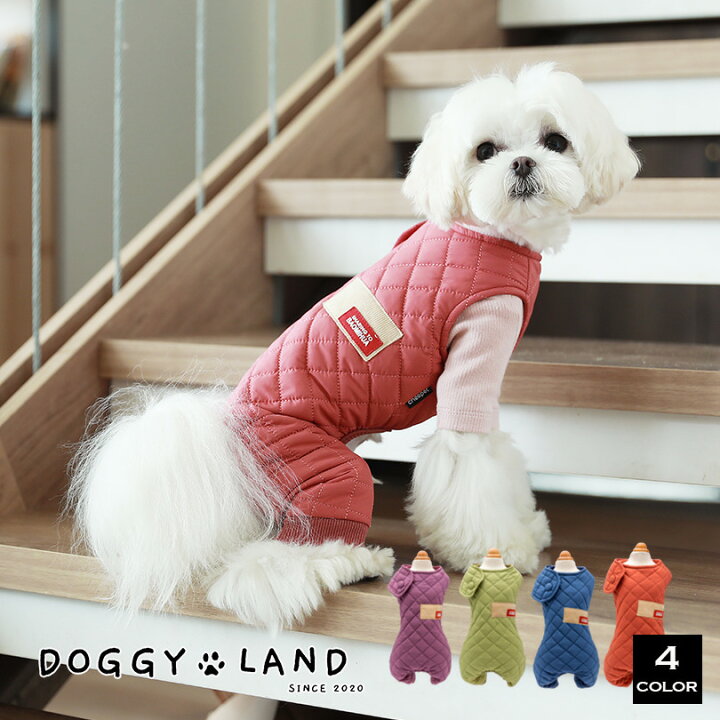 楽天市場 犬服 ドッグウェア ダウン 犬 服 犬の服 Cheepet チーペット ドギーランド Doggyland 秋冬 冬 送料無料 おしゃれ かわいい ブランド チワワ ミニチュアダックス トイプードル ダックス 防寒 ふんわり 暖か ダイヤモンド ペット服 サラサラ ボタン モコモコ ワン