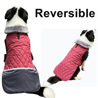 【楽天スーパーセール期間中 50％OFF】犬服 ドッグウェア ベスト フリース リバーシブル ジャケット おし…