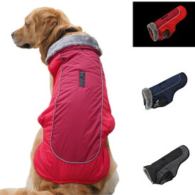 犬服 ドッグウェア ベスト おしゃれ 秋 冬 暖か 防寒 洋服 可愛い フリース リバーシブル ジャケット 散歩 ワンポイント 袖なし 簡単着用 コーギー ダックス リード穴 フード付き