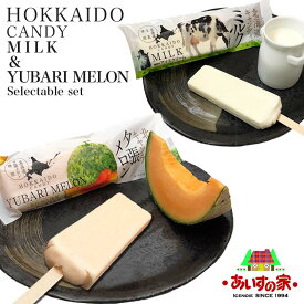 長沼あいす 北海道キャンディ ミルクor夕張メロン 1本入 選べる5個セット 送料無料 送料込み アイスキャンディキャンディ 北海道産生乳100%使用 ミルク味 夕張メロン味 メロン味 アイスミルク 北海道 お土産 ギフト 贈り物 ローカル MILK