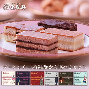 五島軒 ブーケシリーズ 6種類から選べる3つ(ソーフケーキ・ブランデーケーキ・ベルギーチョコレートブラウニー・バターサブレ・ホワイトチョコレートブラウニー・ポテレーヌ) 送料無料 