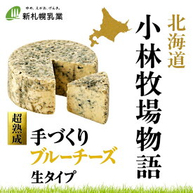 北海道小林牧場物語 手づくり超熟成ブルーチーズ 200g 送料無料 生タイプ ナチュラルチーズ 北海道 チーズ 青カビチーズ 熟成チーズ おつまみ ワイン お取り寄せ 北海道土産