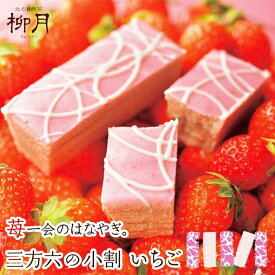 三方六 小割 いちご 5個入 8個セット 柳月 スイーツ バウムクーヘン いちご 北海道 ギフト 贈り物 プレゼント バレンタイン
