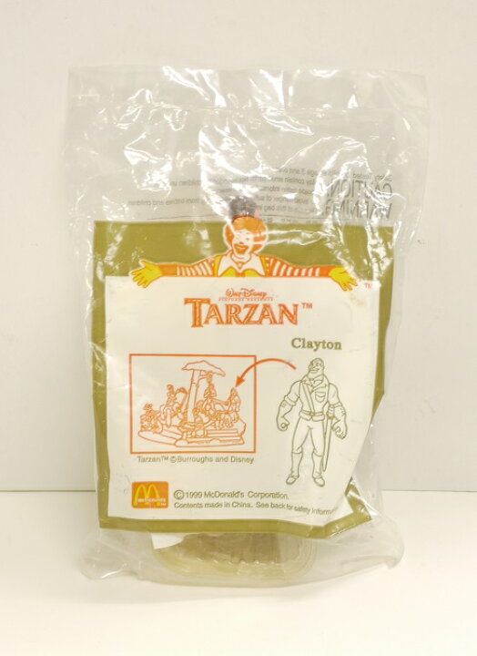 楽天市場 未開封 ターザン クレイトン Tarzan Clayton マクドナルド ハッピーセット ハッピーミール 中古 宇宙戦艦ヤマダ 楽天市場 未開封 ターザン クレイトン Tarzan Clayton マクドナルド ハッピーセット ハッピーミール 中古 宇宙戦艦ヤマダ