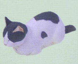 フルタ　チョコエッグ　028　日本猫（黒白ぶち）　ペット動物コレクション　第1弾　【中古】