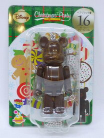 BE＠RBRICK　ベアブリック　100％　Happyくじ Disney Christmas Party　ベアブリック賞　16　グーフィー　ビターチョコVer.【中古】