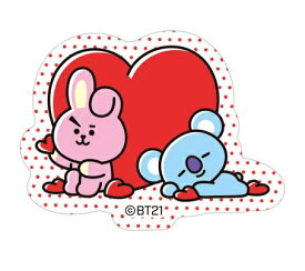 BT21　防弾少年団　ビーティーイシビル　COOKY＆KOYA(Me For You)　BT21 グミ　ダイカットステッカー【バンダイ】【BTS】