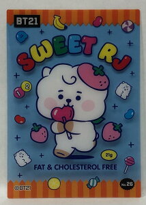 BT21 防弾少年団 ビーティーイシビル No.26 RJ(アールジェイ) BT21 クリアカードコレクション【エンスカイ】【BTS】