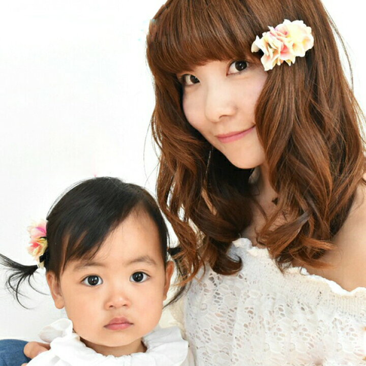 楽天市場 親子ペアルック ２個セット親子ペアルックアジサイヘアアクセ ベビー 赤ちゃんヘアアクセサリー あじさい 紫陽花 おそろい お揃い プレゼント ギフト シンプル ペアルック 誕生日 結婚式 お宮参り 出産祝い お食い初め リンクコーデ Senkei