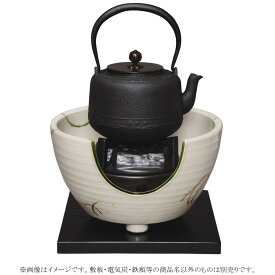茶道具 風炉（ふろ） 紅鉢 弥七田織部 コード穴付 壱陶 ※画像はイメージです。商品名以外のものは別売です。