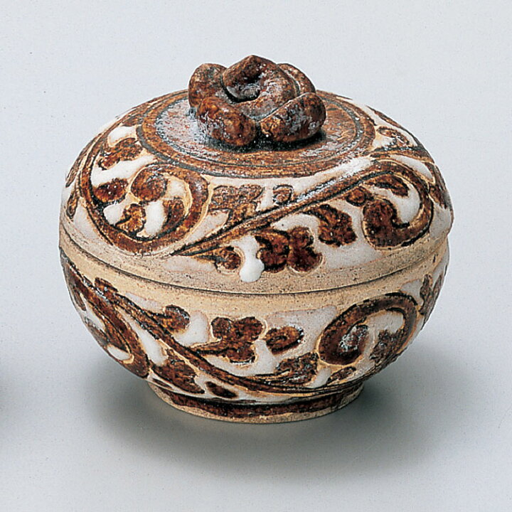 楽天市場】茶道具 香合宋胡録 柿香合 白褐釉 タイ製 : お茶・茶道具 
