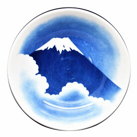 茶道具 菓子器（かしき） 皿 染付富士山