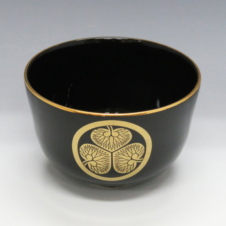 楽天市場】茶道具 戦国武将家紋茶碗 徳川家康 三葉葵茶道 抹茶椀 抹茶  