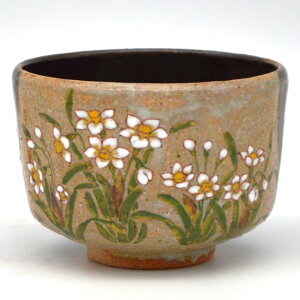 ポイント3倍以上(楽天カード利用) 茶道具 抹茶茶碗(まっちゃちゃわん) 茶碗 掛分 水仙 中村 良二