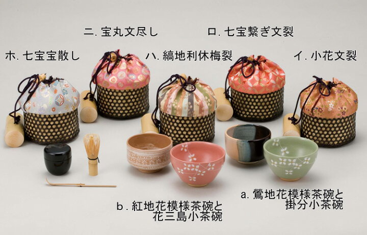 楽天市場】茶道具 お点前セット 清風籠セット＜セット内容：名物裂柄 