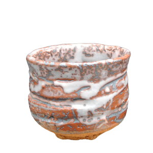 ポイント3倍以上(楽天カード利用) 茶道具 抹茶茶碗(まっちゃちゃわん) 茶碗 志野焼 大山 秀男