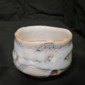 ポイント3倍以上(楽天カード利用) 茶道具 抹茶茶碗(まっちゃちゃわん) 絵志野 茶碗 信楽焼 灰塚窯 木戸 貞昭