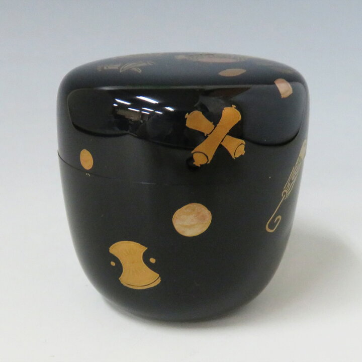 茶道具 棗 高林吟月 かえで蒔絵大棗 始まる