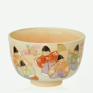 ポイント3倍以上(楽天カード利用) 茶道具 抹茶茶碗(まっちゃちゃわん) 茶碗 御本手 五人ばやし 小倉 寅介 ひな祭り 雛祭り 桃の節句 上巳の節句