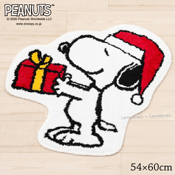 楽天市場 スヌーピー アクセントマット 約54 60cm プレゼント Peanuts Snoopy グッズ クリスマス グッズ 大人 向け インテリア おしゃれ 可愛い Senko センコー aw Lamoderato生活雑貨とマットの店