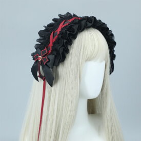 【予約】SENMHS ロリータ ヘッドドレス レディース ゴスロリ カチューシャ ロリータファッション ヘアアクセサリー コーデ ハロウィーン パーティー コスチューム 文化祭 イベント 学園祭 お遊戯 コスチューム