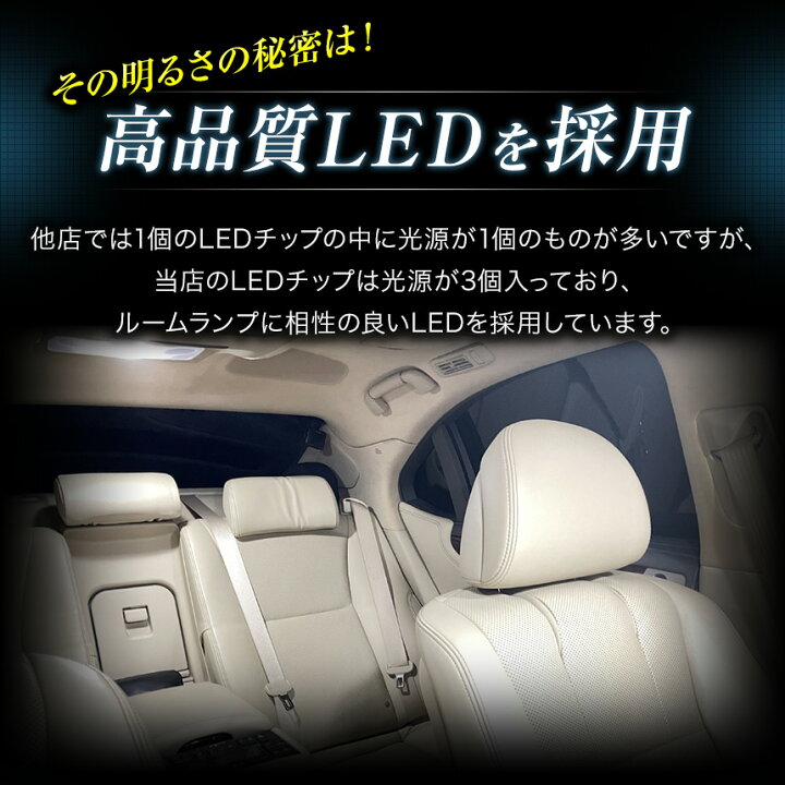 楽天市場】【10点セット】17クラウン 10点フル LEDルームランプセット  