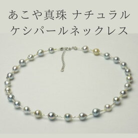 【全国送料無料】あこや真珠 真珠 ケシ パール パールネックレス ナチュラルパール ブルー系 ネックレス 入学式 卒業式 結婚式 前撮り 発表会 セレモニー ビジネス カジュアル フォーマル デート 真珠 ギフト プレゼント 母の日 お買い物マラソン 買い回り