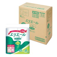 エリエール トイレットペーパー 1.5倍巻き 45m×32ロール(8ロール×4パック) ダブル パルプ100% リラック…