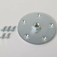 セノハウス テーブル脚取付用座金 80Φ M10対応 ラバーウッド丸脚用｜木製脚固定金具 DIY 家具製作 ダイ…
