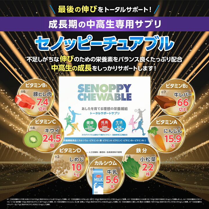 楽天市場】【公式】1番お得なまとめ買い登場！セノッピーチュアブル【3 