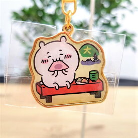 【京都限定 ちいかわ ダイカットキーホルダー（八つ橋・ちいかわ）】京都　近畿　ご当地　限定　ちいかわ　なんか小さくてかわいいやつ　ナガノ先生　キャラクター　人気　八ツ橋　ご当地ちいかわ　プレゼント