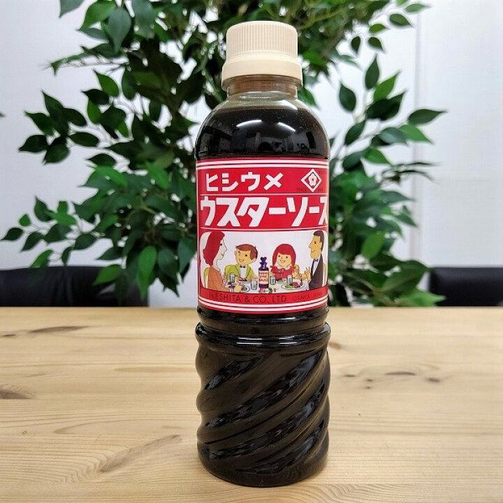 楽天市場 ヒシ梅 ウスターソース 4ml 大阪 お土産 大阪土産 地ソース ソース 調味料 コナモン こなもん 粉もん 関西 天ぷら 焼きそば 炒め物 串かつ お返し 贈り物 池下商店 なにわ名物いちびり庵