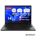 レノボ Windows11Pro対応 第8世代インテル 14インチ Lenovo ThinkPad T490 中古ノートパソコン フルHD 1920x1080 Corei5 メモリ8G/16G 高速SSD256G 指紋センサー WPSoffice付き 初期設定済 無線WIFI Bluetooth type-C Webカメラ ノートパソコン 安心保証 整備済み ノートPC