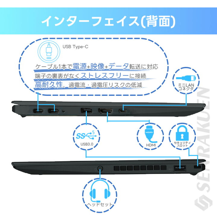 楽天市場】中古 ノートパソコン 14インチ Corei7 第7世代 最大SSD1TB 