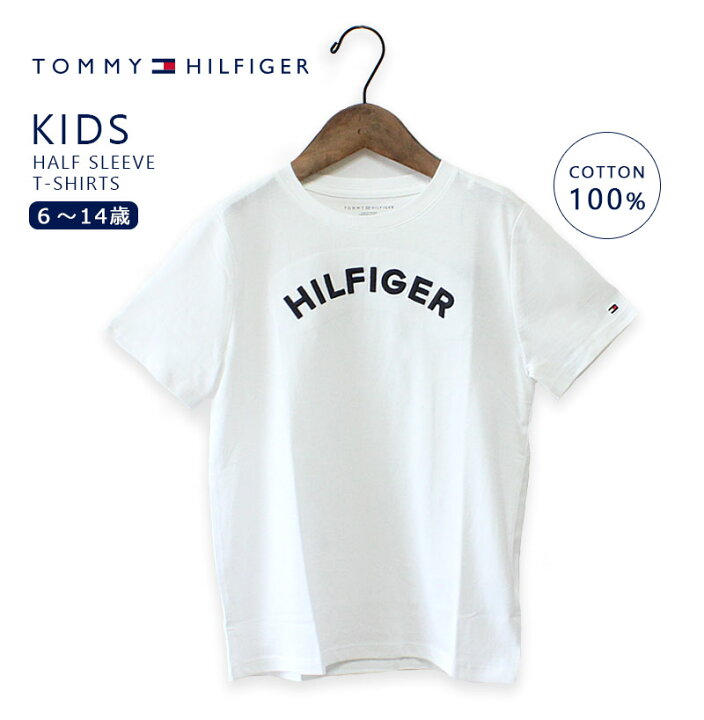 楽天市場】TOMMY HILFIGER ロゴ半袖Tシャツ トミーヒルフィガー トミー  