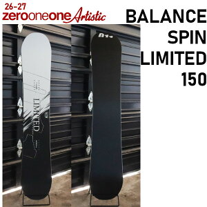 ���T�t�� 26-27 011 Artistic BALANCE SPIN LIMITED �o�����X �X�s�� ���~�e�b�h 150 �[���������� �A�[�e�B�X�e�B�b�N W�L�����o�[ �O���g�� SNOWBOARD �{�[�h �� ���K�̔��X 2026-2027 ���\�񏤕i