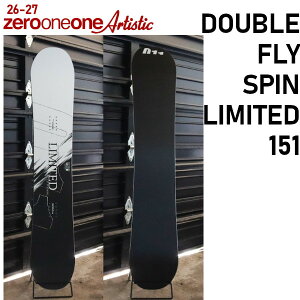 ���T�t�� 26-27 011 Artistic DOUBLE FLY SPIN LIMITED �_�u�� �t���C �X�s�� ���~�e�b�h 151 �[���������� �A�[�e�B�X�e�B�b�N W�L�����o�[ �O���g�� SNOWBOARD �{�[�h �� ���K�̔��X 2026-2027 ���\�񏤕i