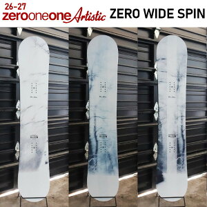 26-27 011 Artistic ZERO WIDE SPIN �[�� ���C�h �X�s�� 148/150/152 �[���������� �A�[�e�B�X�e�B�b�N W�L�����o�[ �O���g�� SNOWBOARD �{�[�h �� �X�m�[�{�[�h ���K�̔��X 2026-2027