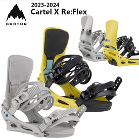 BURTON バートン 23-24 Cartel X Re:Flex Snowboard Binding メンズ カーテル エックス リフレックス ビンディング バインディング 正規ディーラー 日本正規品 スノーボード SNOWBOARD 2023-2024 W24JP-222301
