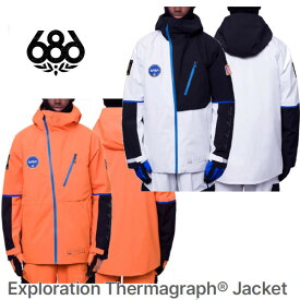 23-24 686 シックスエイトシックス EXPLORATION THERMAGRAPH JACKET NASA メンズ ジャケット スノーボード ウエア 正規販売店 スノー ウェア SNOWBOARD 2023-2024 SIXEIGHTSIX